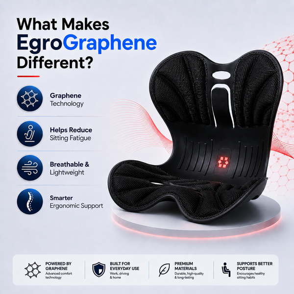 EgroGraphene Lumbar Support Seat Cushion