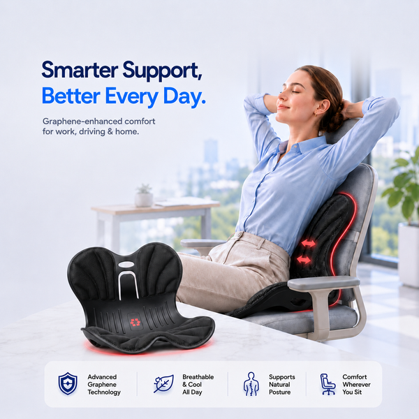 EgroGraphene Lumbar Support Seat Cushion