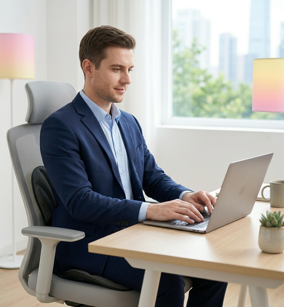 EgroGraphene Lumbar Support Seat Cushion